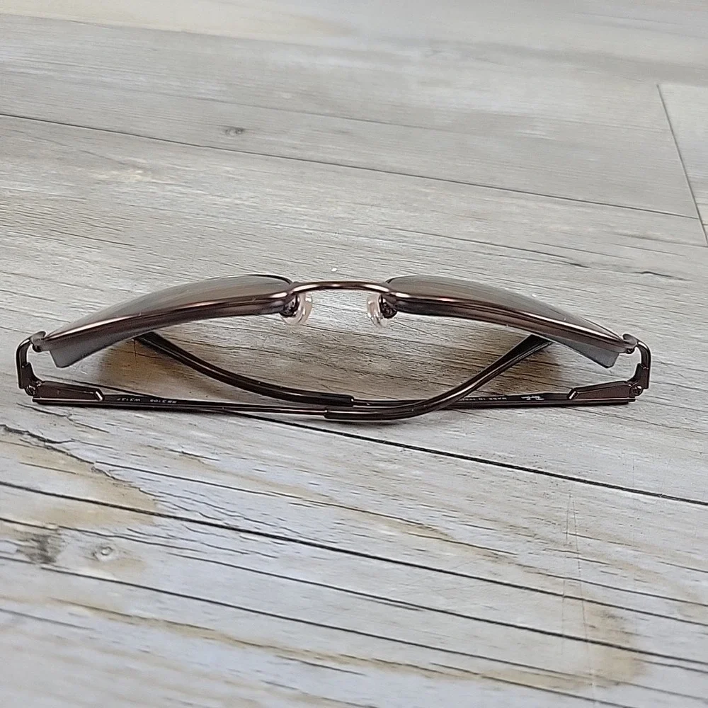 Ray-Ban RB3105 W3137 Predator‎ Brown Metal Sleek Eyeglasses Frames Only